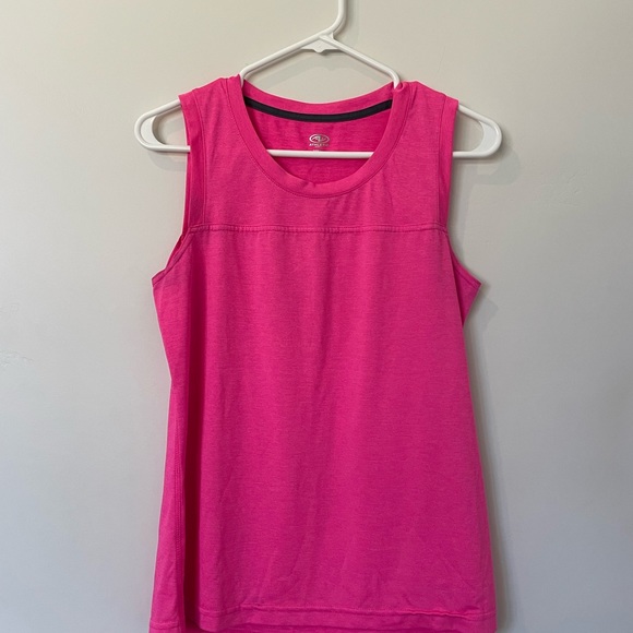 PINK ATHLETIC WORKOUT TANK WITH  BACK CUTOUT SIZE S - Picture 6 of 7